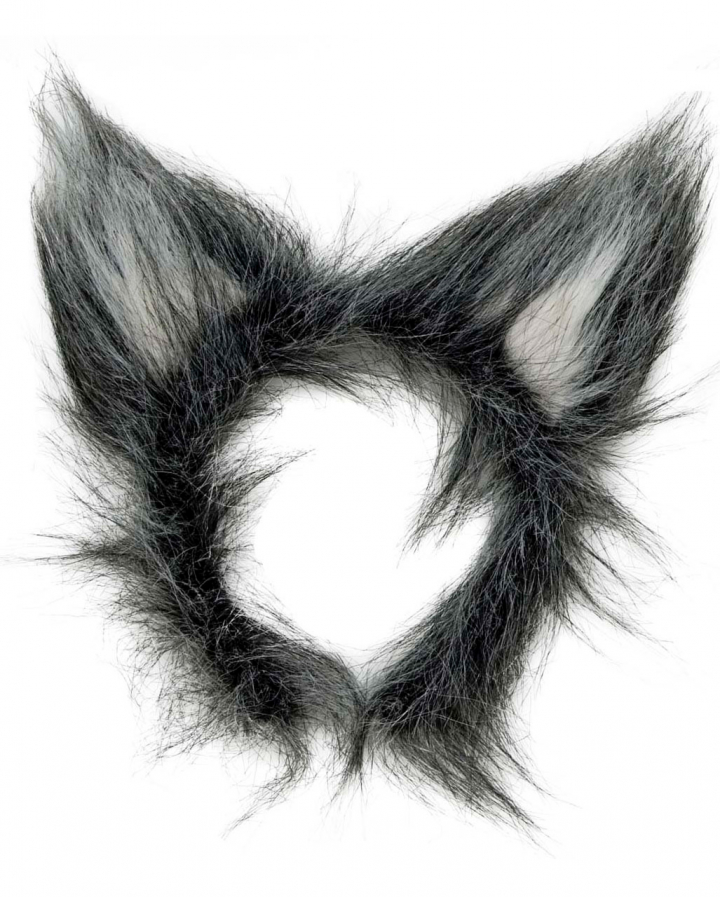 Wolf's Plush Ears for Halloween