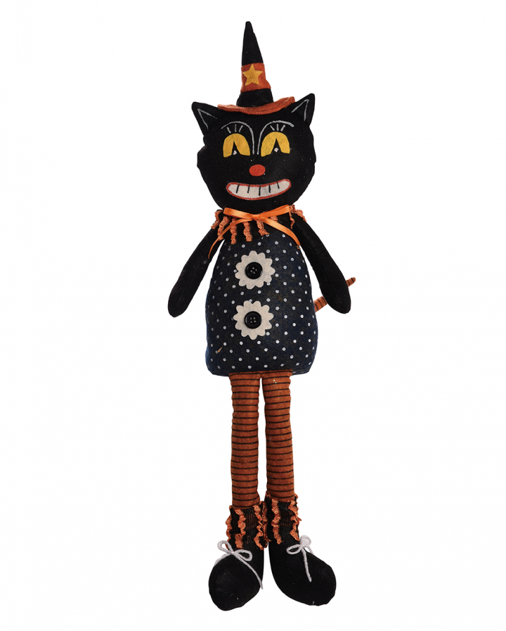 Johanna Parker Plush Edge Stool Cat 55cm for Halloween | Horror-Shop.com