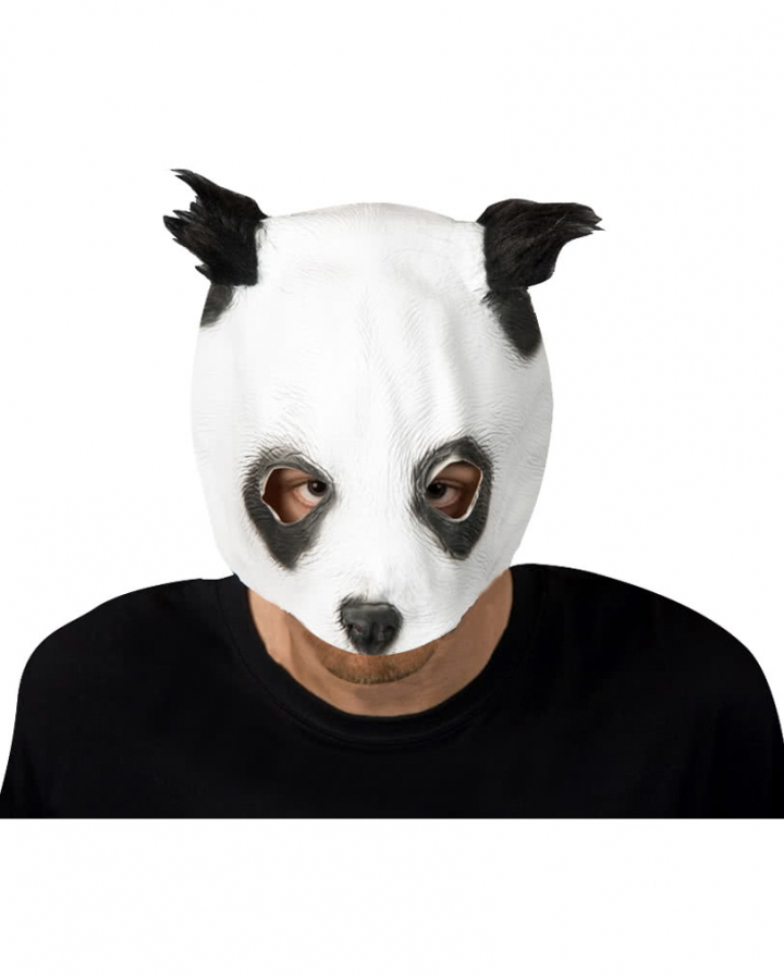 Panda Halbmaske | Pandabär Maske eines Popstars | Horror-Shop.com