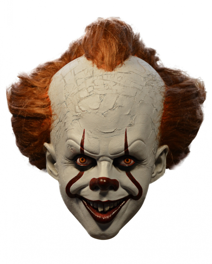 IT Costume Pennywise Clown Mask with Hair main image 1