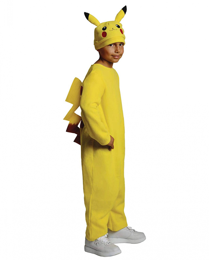 Pikachu Kinderkostüm mit Mütze L | Pokémon Kostüm | Horror-Shop.com