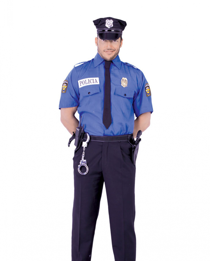 Police Shirt Blue 