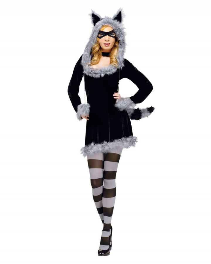 Sexy Raccoon Costume Buy animal costumes | Horror-Shop.com
