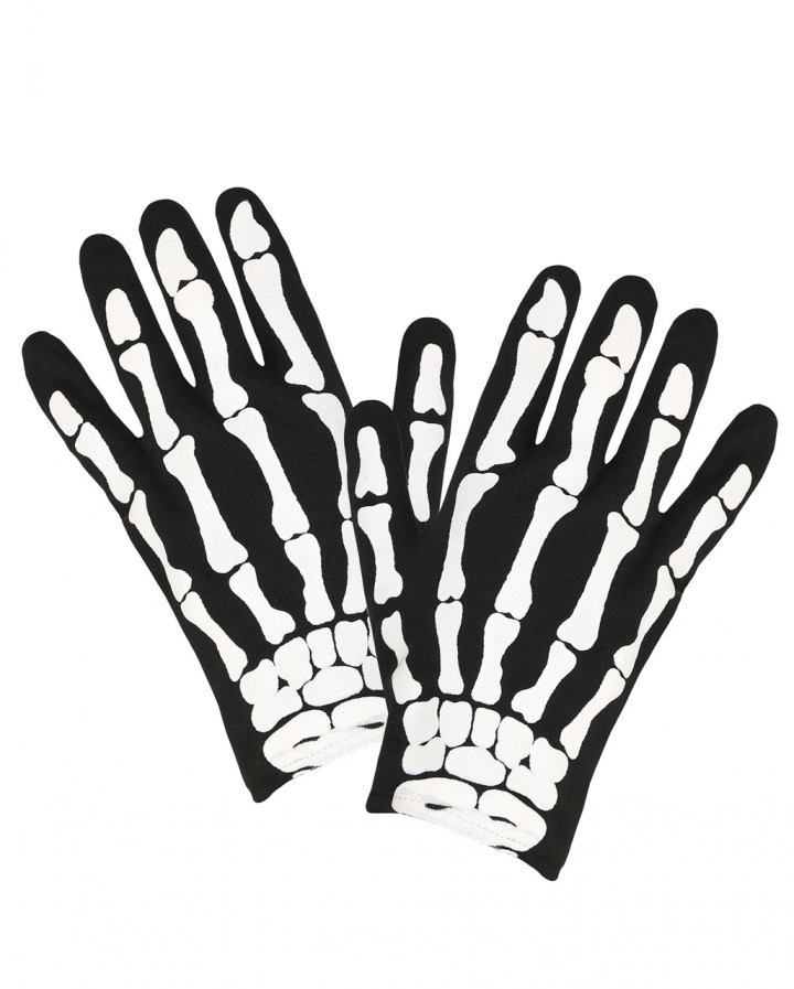 Skeleton Gloves Child Size for Halloween