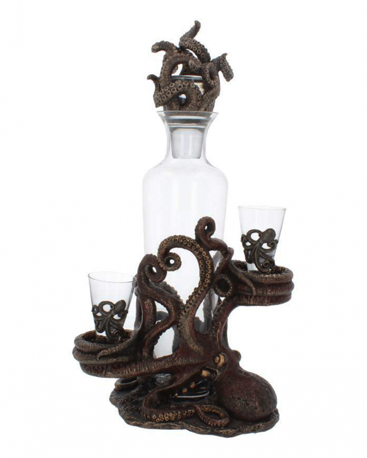 Tentacle Temptation Bottle & Shot Glass Holder 40cm