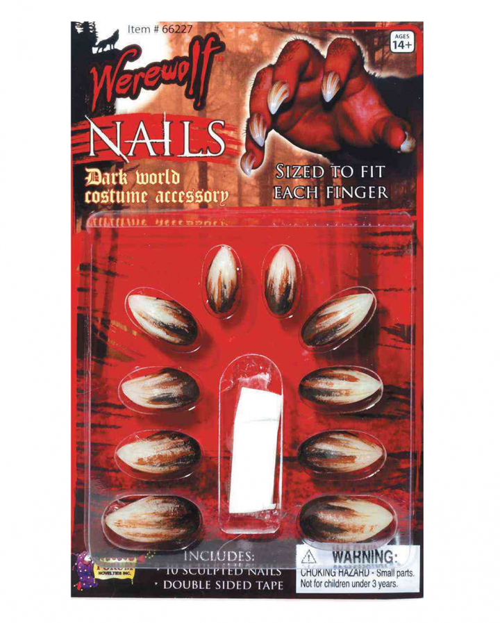 Mizijia Halloween Handschuhe Mit Krallen - Gruselige Nagelhandschuhe Für Kostümparty