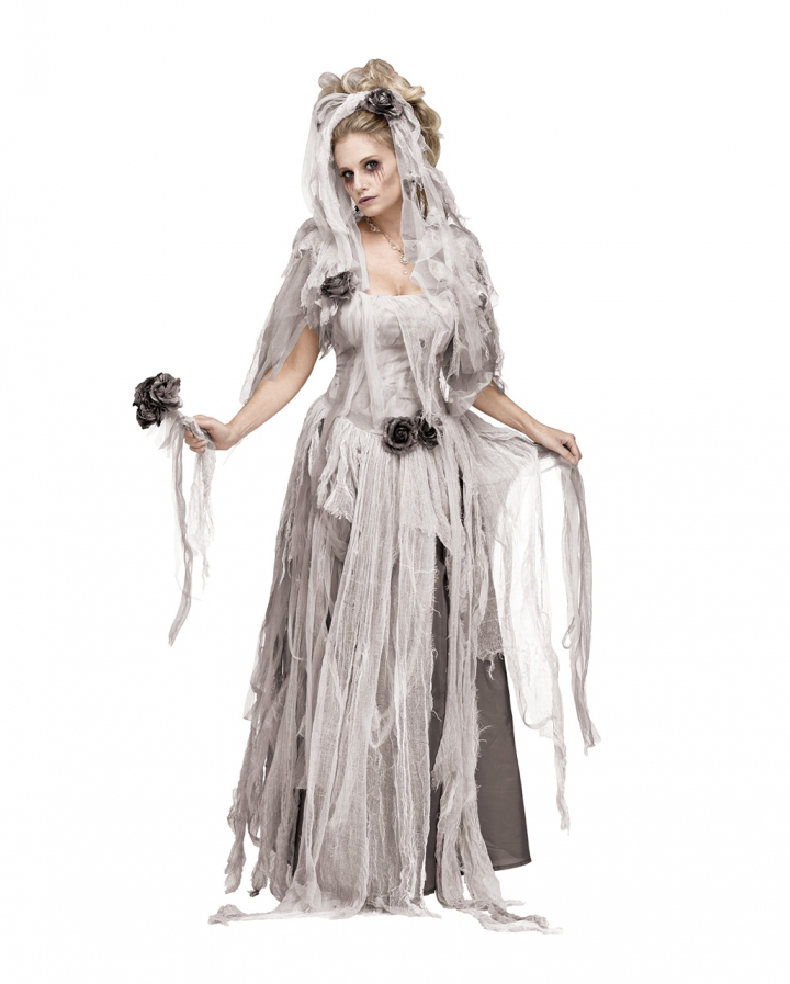 Tattered Cemetery Bride Costume for Halloween | horror-shop.com