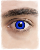 Blue Lunatic Contact Lenses 