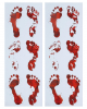 Bloody Footprints Floor Sticker 