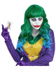 Evil Joker Ladies Wig 