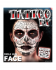 Face Tattoo Sugar Skull Male 