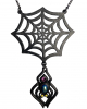 Gothic Kette Spinne mit Netz 