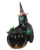 Halloween Hexe mit Kessel Getränkekühler 90cm 
