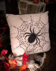 Halloween Pillow Spider In Cobwebs 40x40cm 