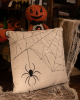 Halloween Kissen Spinnweben mit Spinne 40x40cm 