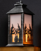 Halloween Lantern With Silhouette Witches 
