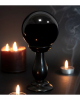 Small Black Crystal Ball With Stand 