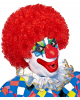 Curly Clown Wig Red 