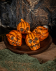 Mini Pumpkin Skulls Set Of 4 