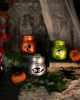 Mercury Glass Halloween Lanterns Set Of 3 