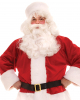 5-tlg. Santa Claus Kostüm mit Plüsch 