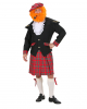 Schotten Kostüm mit Kilt & Mütze 