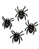 Schwarze Spinnen mit Saugnapf 4 St. 