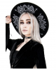 Black Witch Hat With Fortune Telling Symbols 