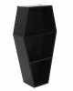 Black Gothic Coffin Shelf 50cm 