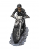 Skeleton Biker On Motorcycle 