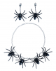Spinnen Halskette & Ohrringe Set 