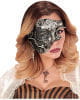 Steampunk Phantom Mask Silver 