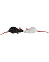 6 Stück Schwarze Kunststoff-Ratten – Realistische Deko Für Gruselpartys & Streiche