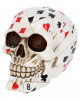 Poker skull made of polyresin 