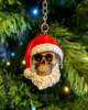Skull Santa Claus Key Chain 