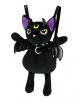 Violet Dämonia Katzen Plüsch Rucksack 