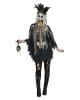 Voodoo Skelett Kostüm-Poncho 