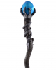 Zauberstab Serpenta mit Blauem Stein 