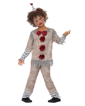 Morph Clown Kostüm Für Kinder – Halloween-Kostüm In Größen S, M, L, XL, Bequem Und Atmungsaktiv