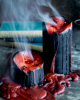 Bleeding Black Vampire Pillar Candle 15cm 