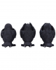 Three Wise Ravens 9cm 