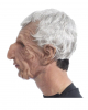 Großvater Vollkopf Maske mit grauen Haaren 