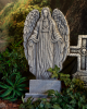 Halloween Gravestone With Gothic Angel Of Death 91cm 