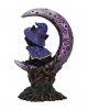 Witch Kitten With Purple Crescent Moon 18,5cm 