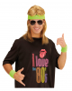 Neon Sweatband Set Green As Costume Accessory 