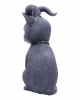 Occult Cat Figure With Goat Horns 26,5cm 