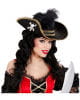 Pirate hat with skull and feather 