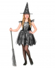 Shimmering Spider Witch Kids Costume 