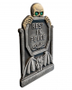Skeleton Tombstone With Green Glowing Eyes 65cm 
