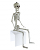 Skeleton Torso Hanging Figure 90cm 